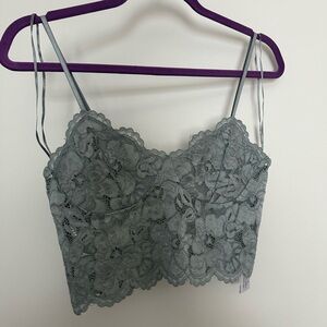 Zara Lace Bralette in Gray